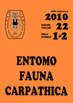 Entomofauna Carpathica 2010/22/1-2.